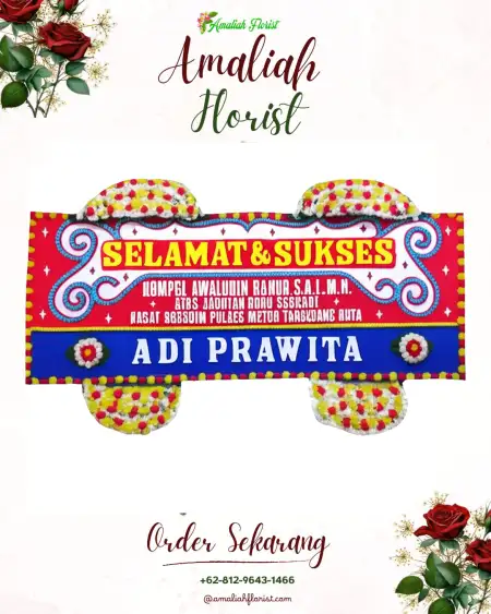 Papan Bunga Ucapan Selamat Kumeresot